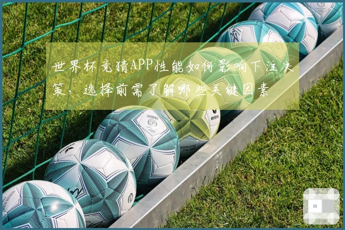 世界杯竞猜APP性能如何影响下注决策，选择前需了解哪些关键因素