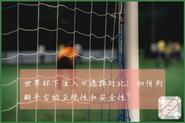 世界杯下注入口选择对比：如何判断平台的正规性和安全性？