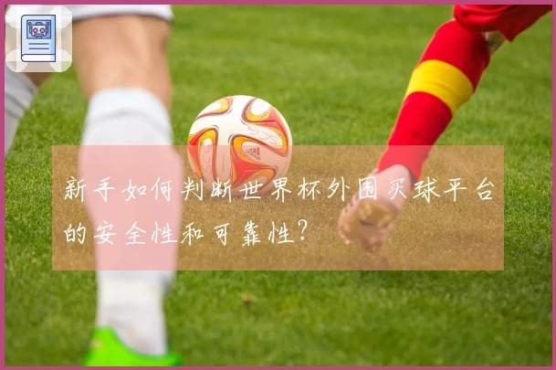 新手如何判断世界杯外围买球平台的安全性和可靠性？